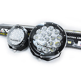 Vividmax 9" LED 180w Spot Lights (Pair)
